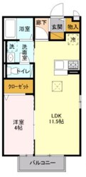 イオソレーユ Ⅱの物件間取画像